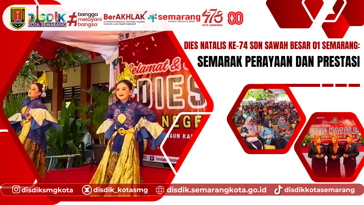 Dies Natalis ke-74 SDN Sawah Besar 01 Semarang: Semarak Perayaan dan Prestasi